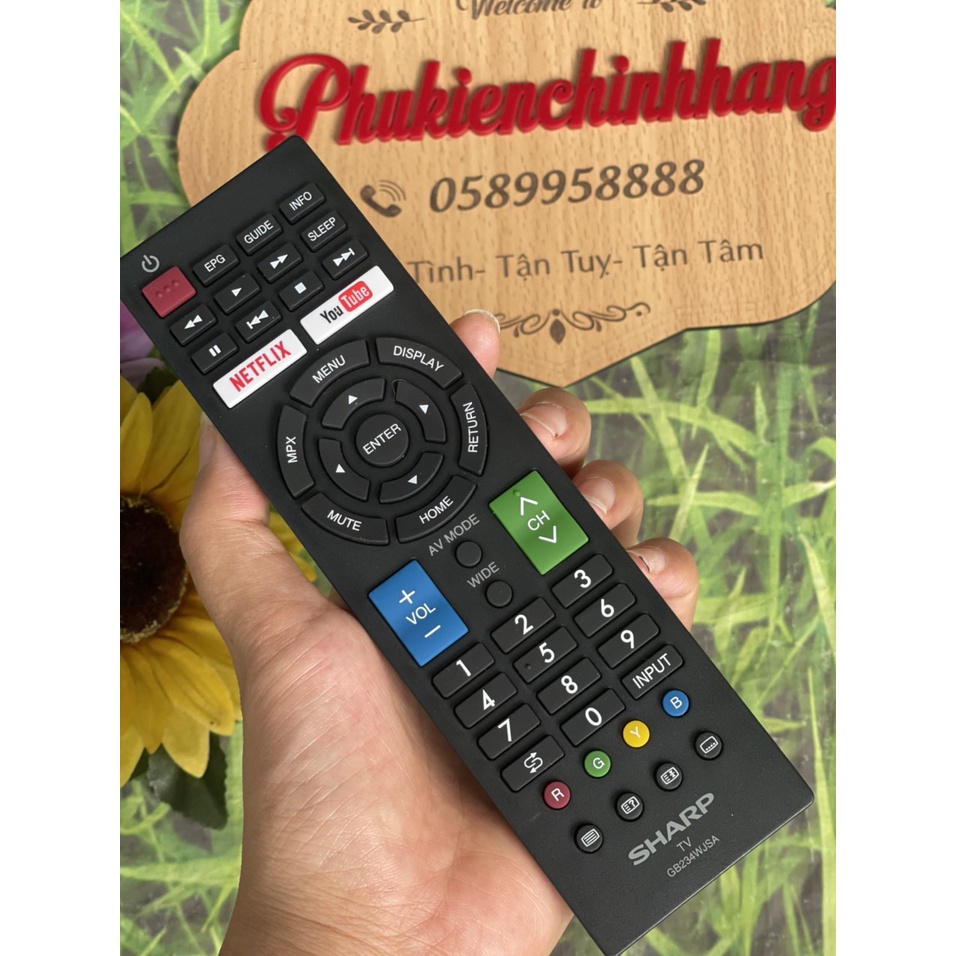 [HÀNG ZIN] Remote điều khiển Tivi Sharp GB234WJSA