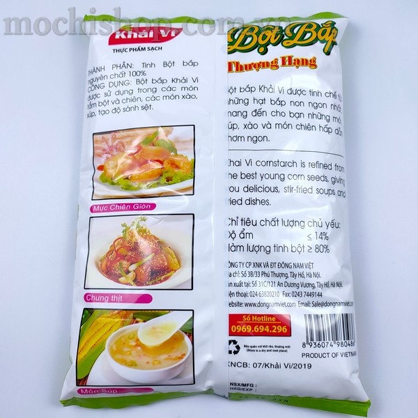 Bột bắp Khải Vi - 1kg