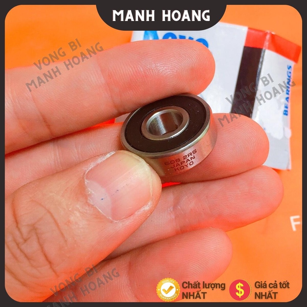 Vòng bi, bạc đạn 608 2RSCM KOYO, tiêu chuẩn quốc tế, chất lượng cao, bền bỉ - Vòng bi Mạnh Hoàng