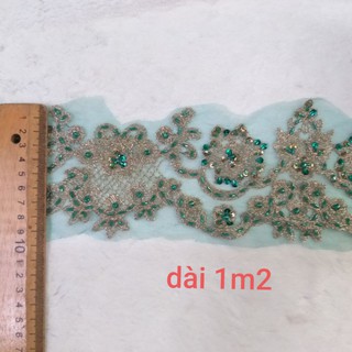 Ren chân kết cườm và ủi đá (dây lẻ)
