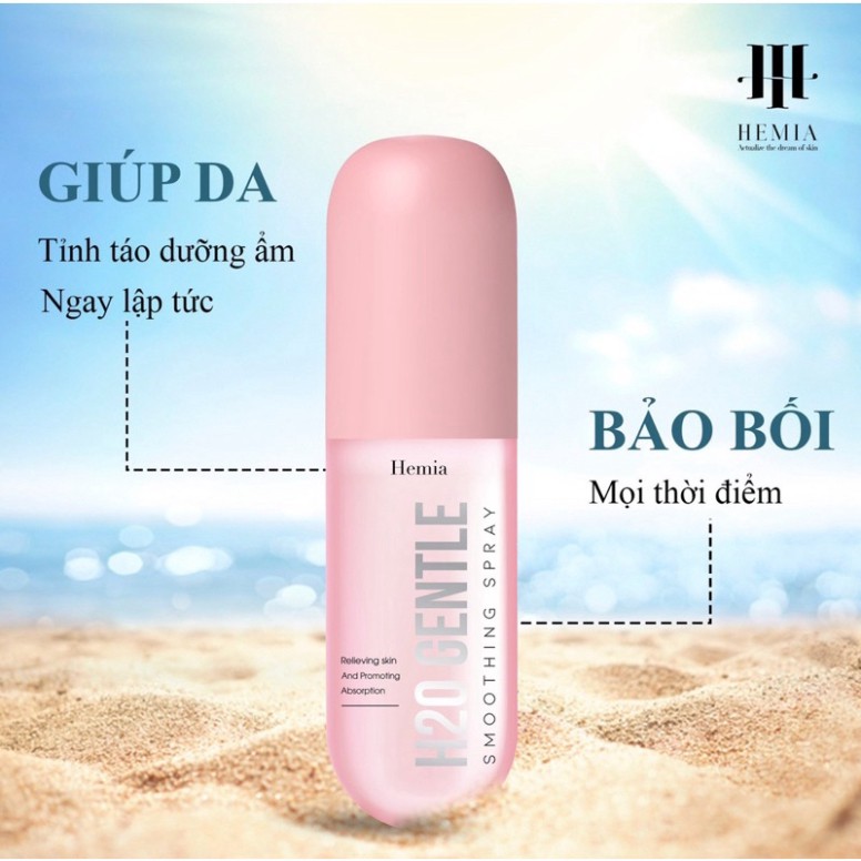 XỊT KHOÁNG HEMIA - XỊT GIỮ MAKEUP (Mỹ phẩm hàn quốc HEMIA)