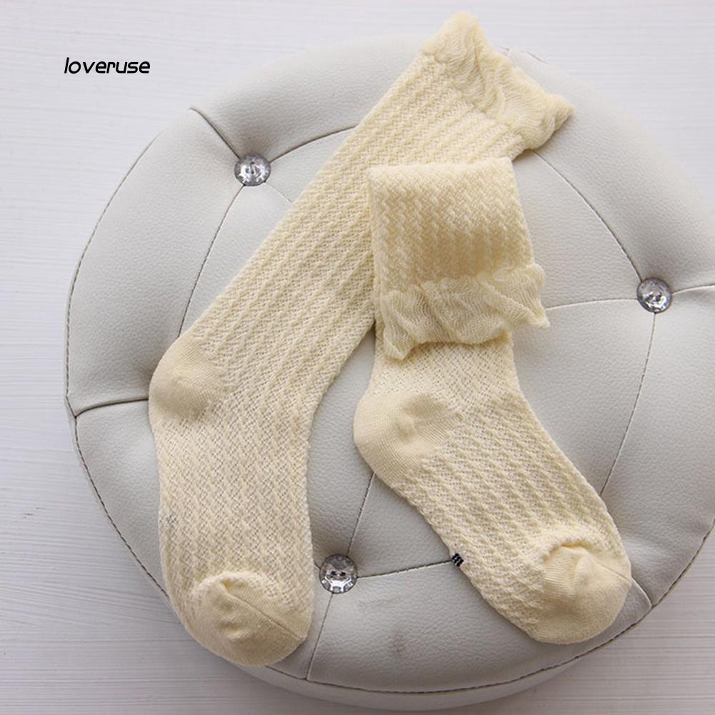 Đôi vớ cotton dài chống muỗi dễ thương cho bé