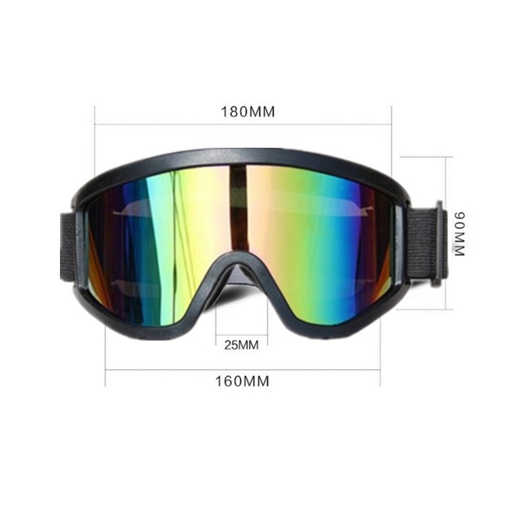 Kính Gắn Mũ Bảo Hiểm Chống Tia UV X500 - Kính Trượt Tuyết Cực Xịn