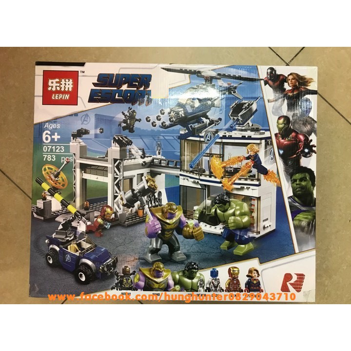 Bộ lắp ráp Lego Marvel Avenger 4 End Game Lepin 07123