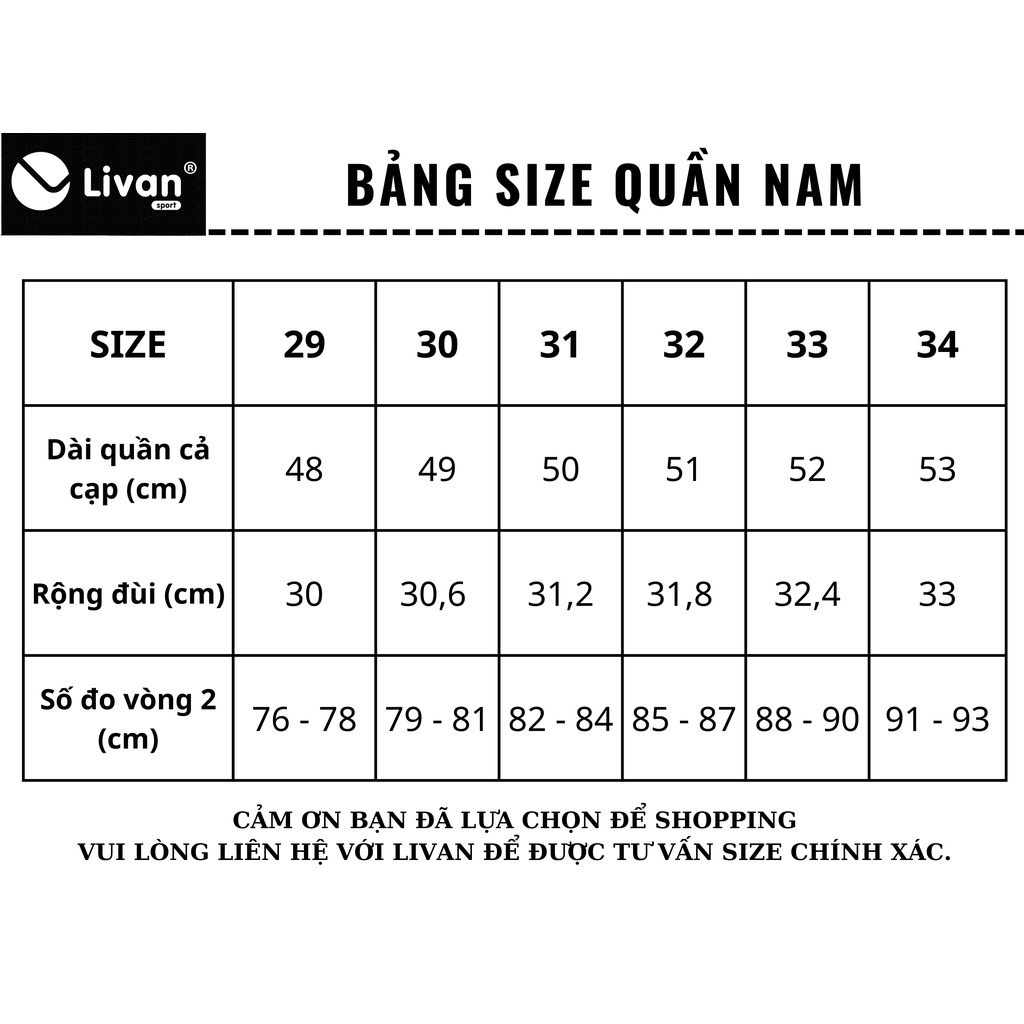 Quần Chơi Golf Dri - Fit Short Cao Cấp Livan Sport
