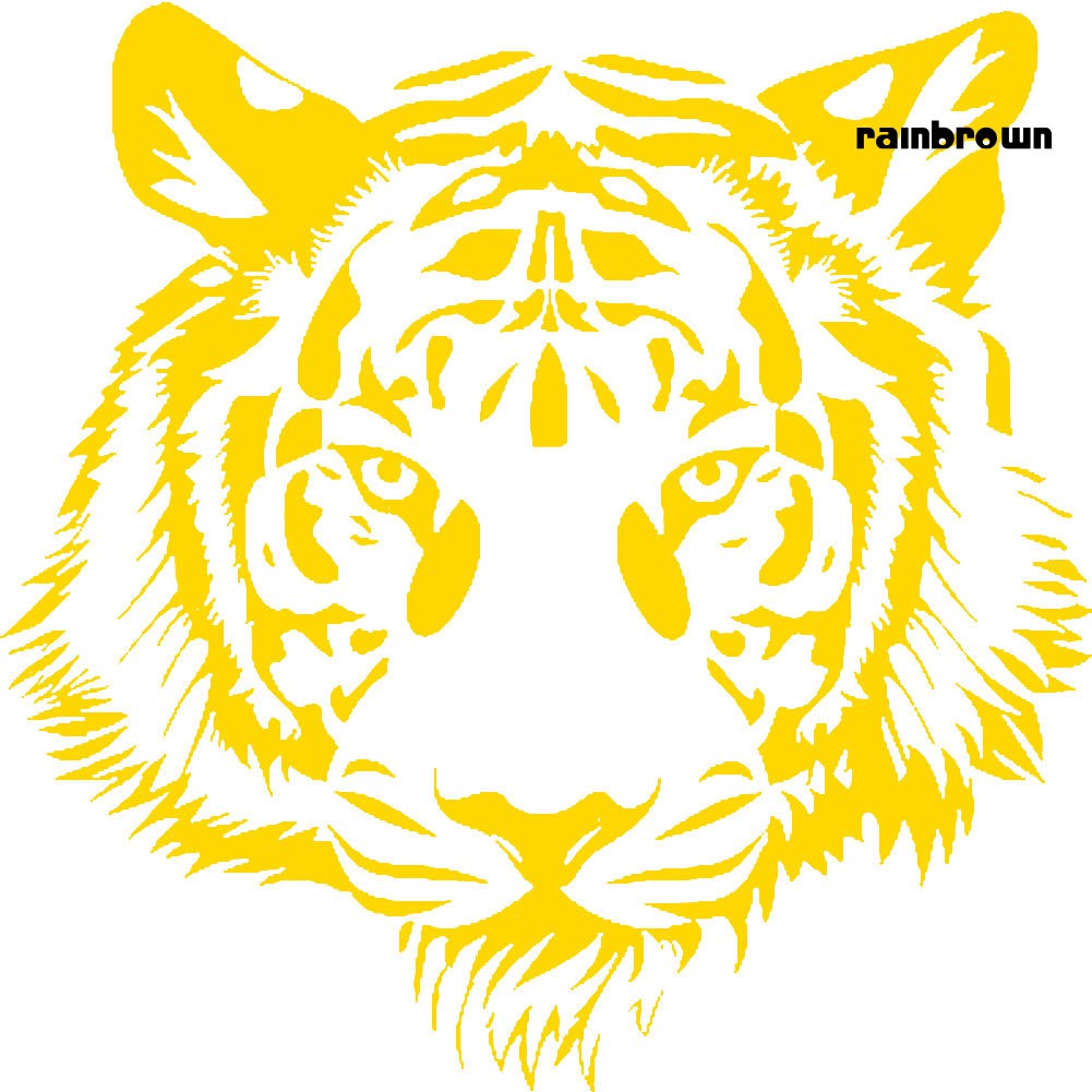 Nhãn dán trang trí xe hơi hình đầu hổ độc đáo