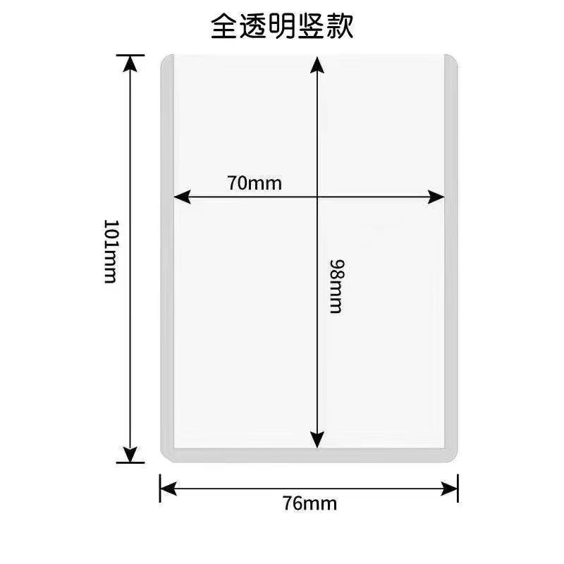 ❤Hàng Có Sẵn!❤Ốp Điện Thoại Cao Su Dày 10cm Màu Trắng Trong Suốt Đựng Thẻ Kiểu Hàn Quốc
