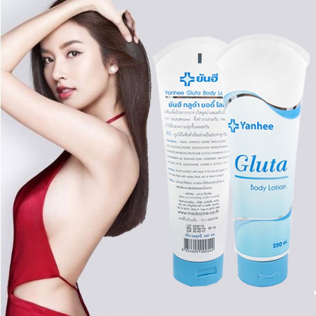 Kem dưỡng trắng da toàn thân GLUTA Yanhee 250ml