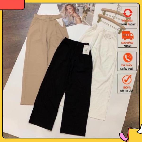 Quần ống rộng , Quần culottes đũi dáng dài siêu Hot xmtk404