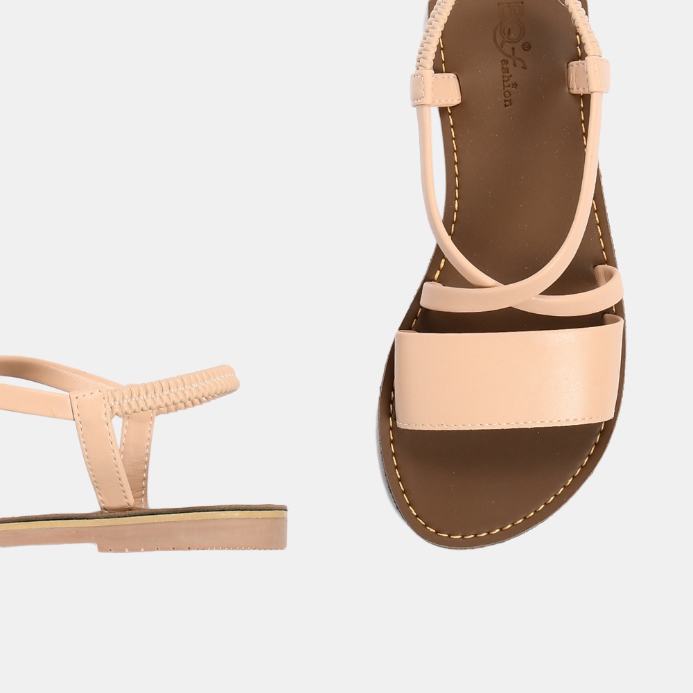 [Mã BMLTA50 giảm đến 50K đơn 99K] Giày sandal nữ đẹp quai ngang đế bệt SD BQ06
