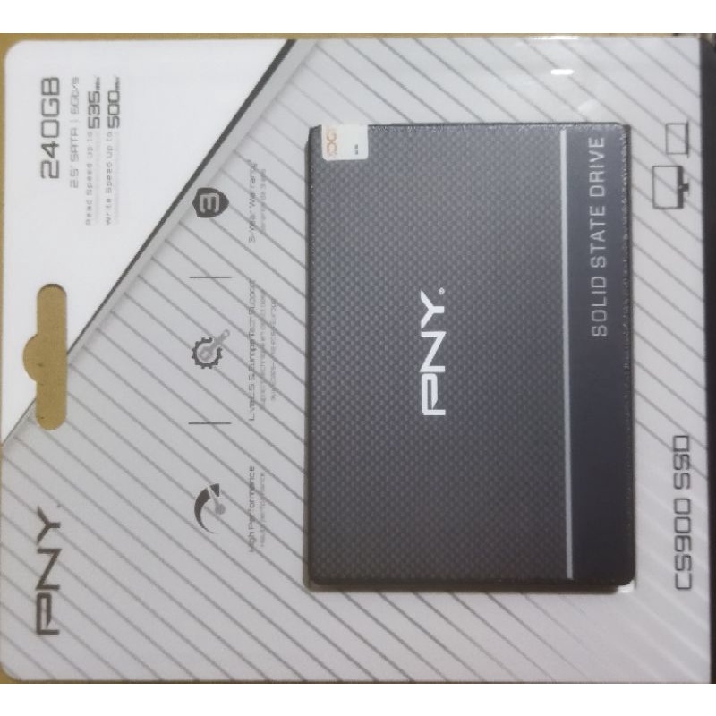 Ổ cứng SSD PNY CS900 240GB, hỗ trợ cài win10Pro bản quyền /phần mềm miễn phí,bảo hành 36 tháng chính