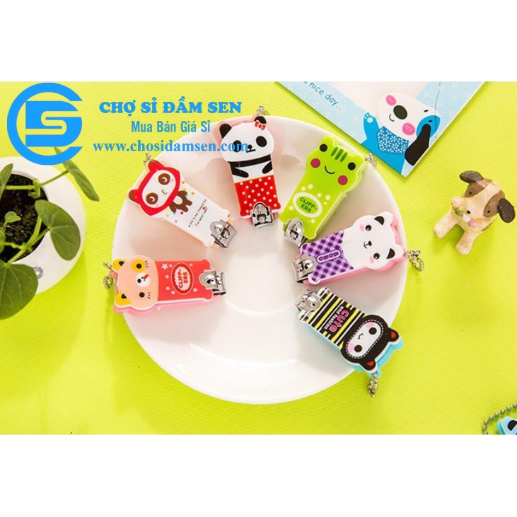 Bấm Móng Tay Hoạt hình Dễ thương, Phụ kiện Gắn chìa khóa siêu cute. Giao màu ngẫu nhiên B04-BamMT-HH
