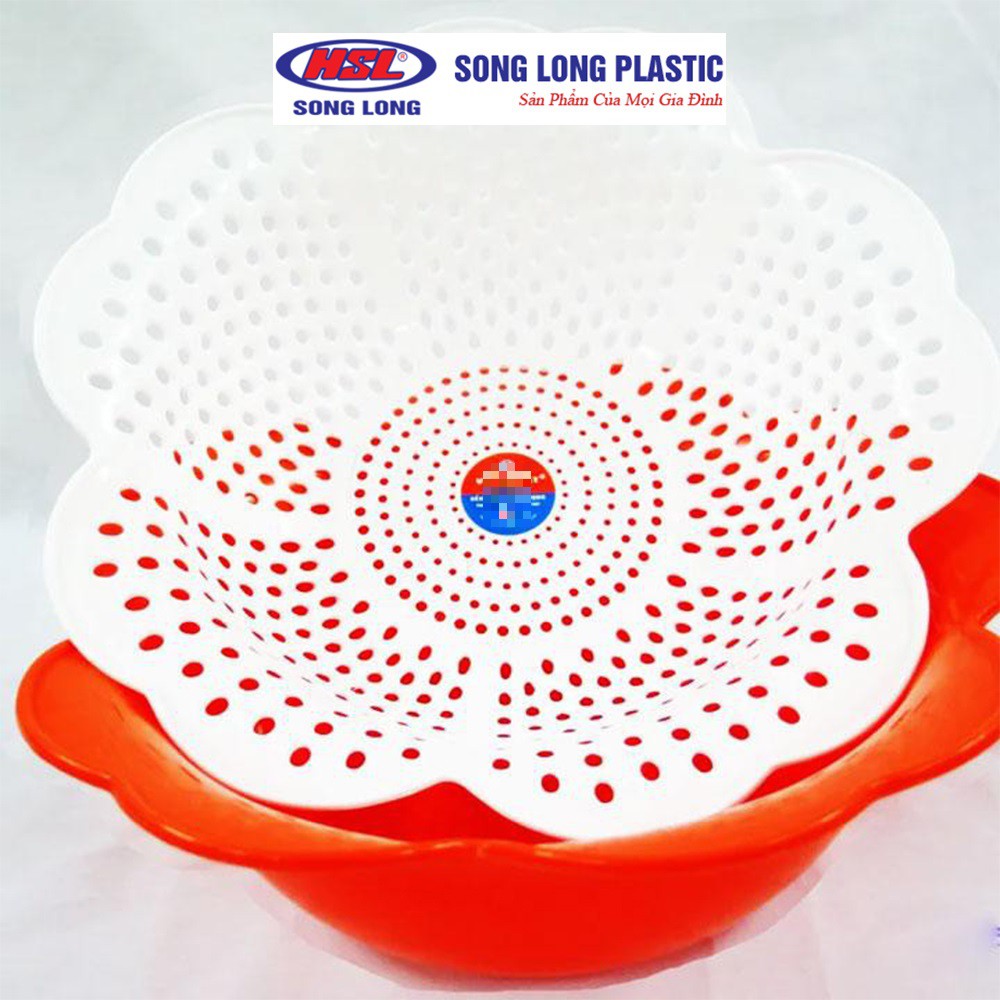 Rổ đôi bông mai Song Long Plastic - 2566