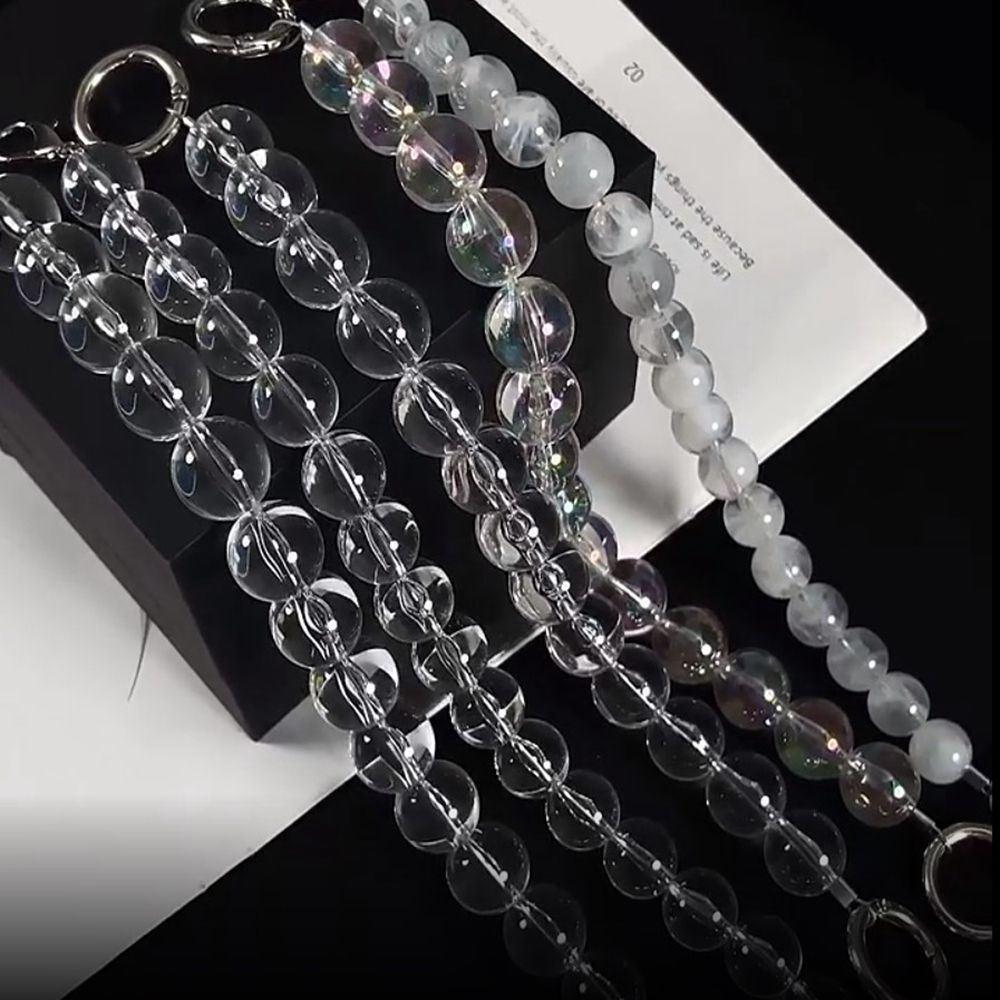 Chất Lượng Cao|Dây Chuỗi Ngọc Trai Dài Đeo Vai/ Đeo Vai Thời Trang 18 Kích Thước DIY