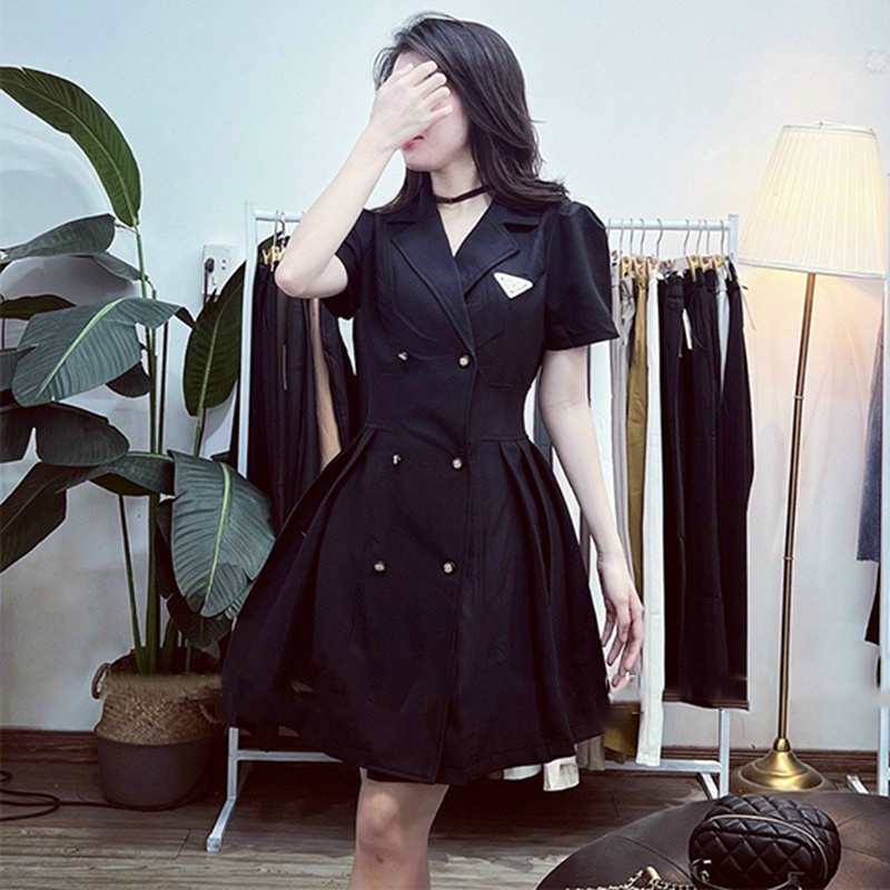 Váy Kaki Cổ Vest Dáng Xòe Hàng Quảng Châu V2044-Teen 888