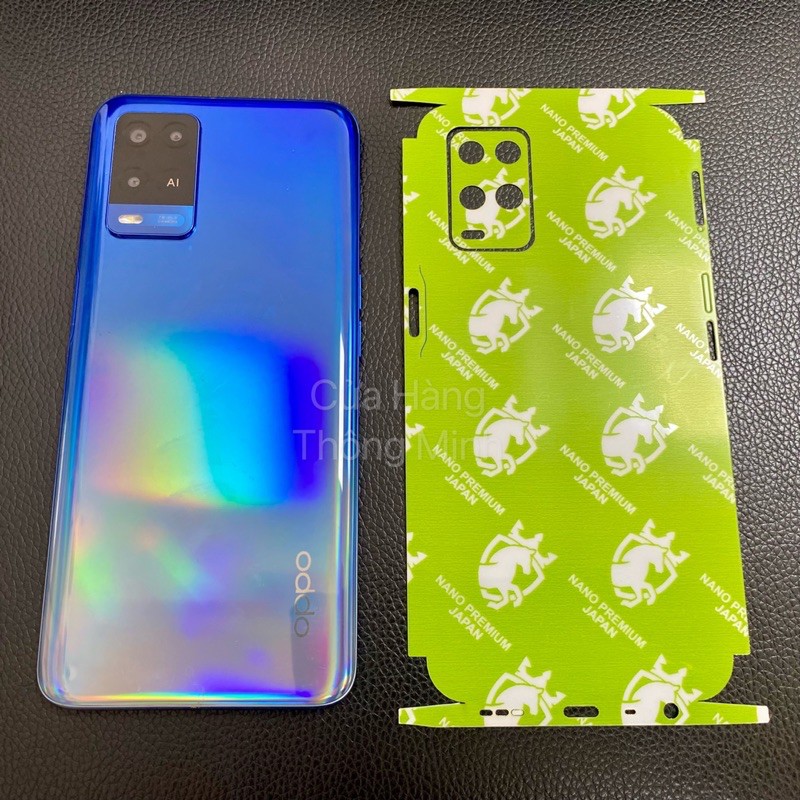 Tấm dá Oppo A54 dán PPF mặt trước, dán mặt sau, dán màn hình, dán mặt lưng Full viền chuẩn