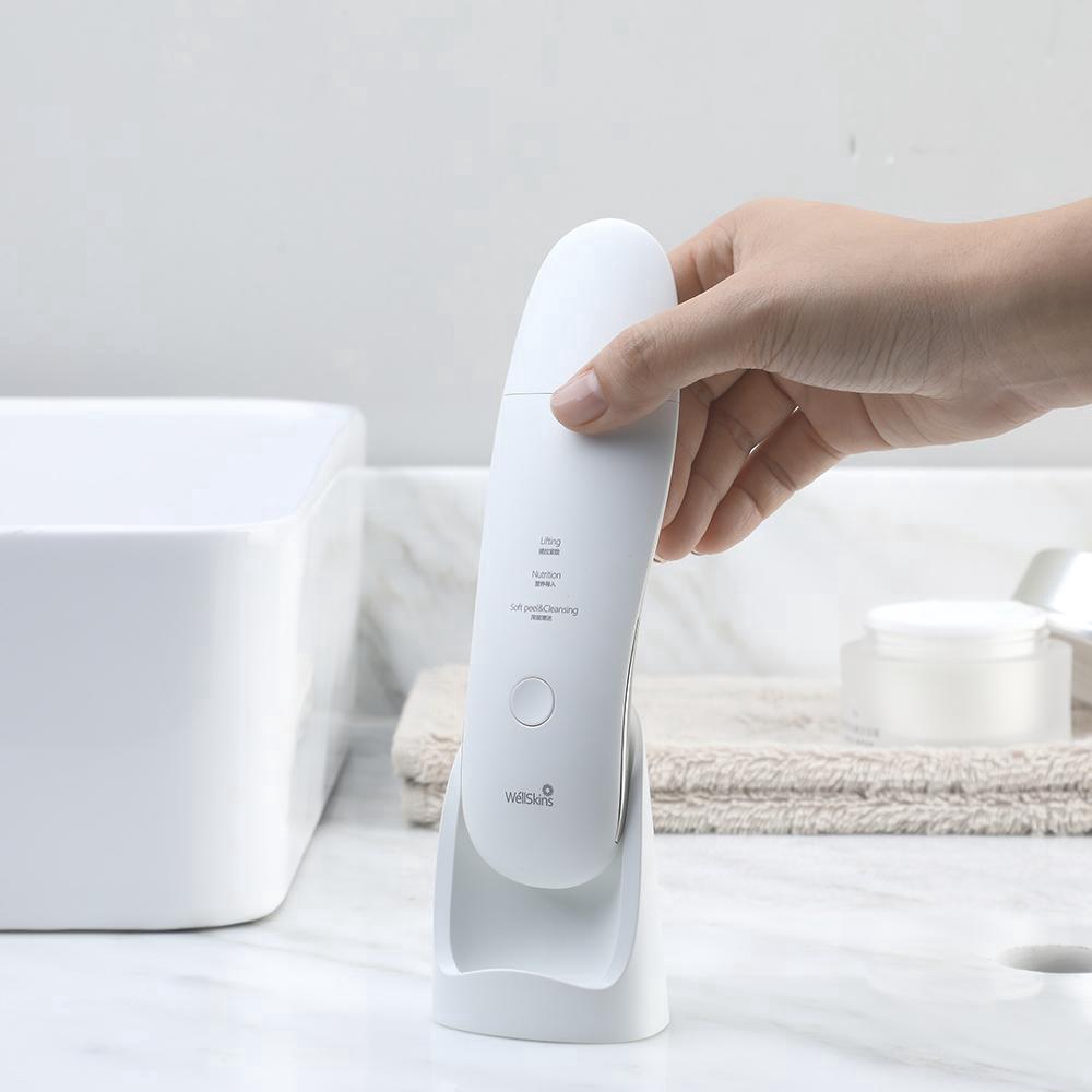Máy sủi da chết mụn đầu đen Xiaomi Wellskins làm sạch sâu bằng sóng siêu âm