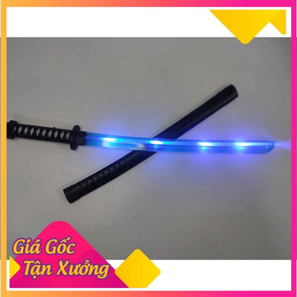 Kiếm thắp sáng Katana 68 Cm - Kiếm năng lượng - công cụ giải trí katana Nhựa Có Đèn và tiếng động Có tặng Pin