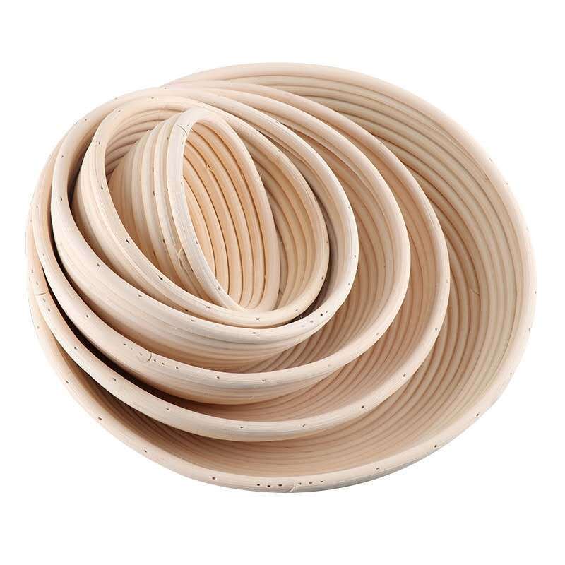 Rổ Ủ Bột Làm Bánh Mì Hình Tròn/Oval DIY