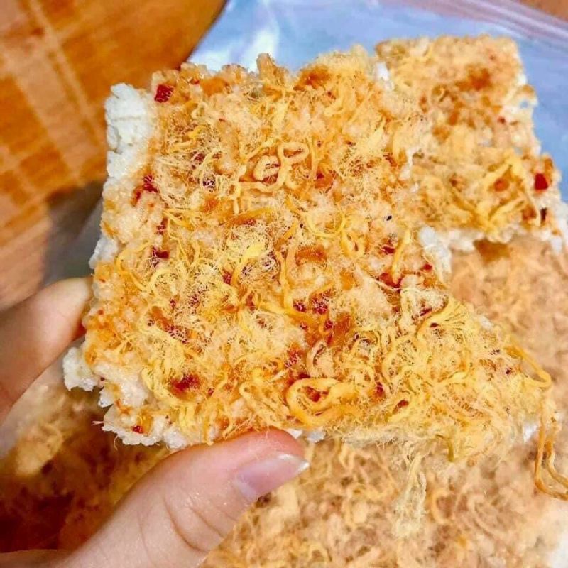 120k combo 3 gói Cơm Cháy Siêu Chà Bông Loại 200gr 1 gói