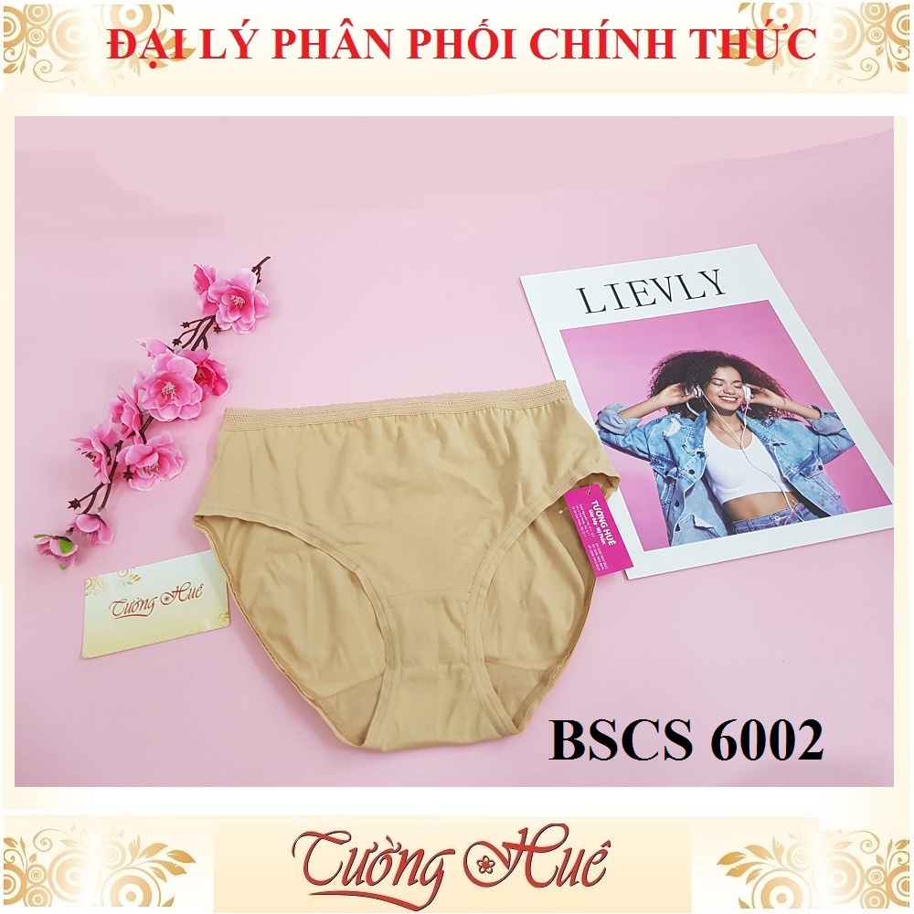 Quần lót nữ Bon Bon BSCS 6002 cotton trơn lưng cao.