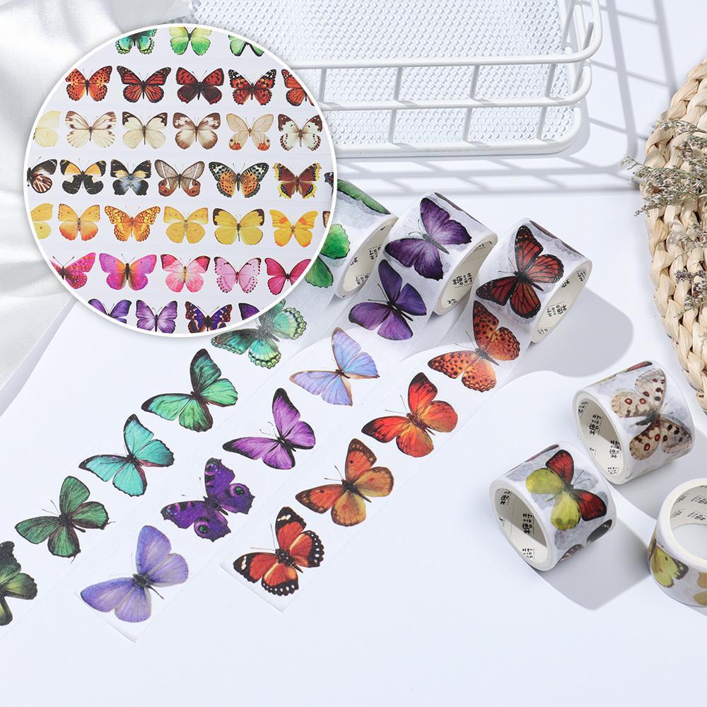 PISTA Sticker Dán Trang Trí Nhật Ký Hình Bươm Bướm