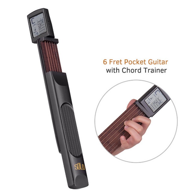 Guitar mini điện tử bỏ túi có màn hình LCD hiển thị SOLO Metronome🤗🤗