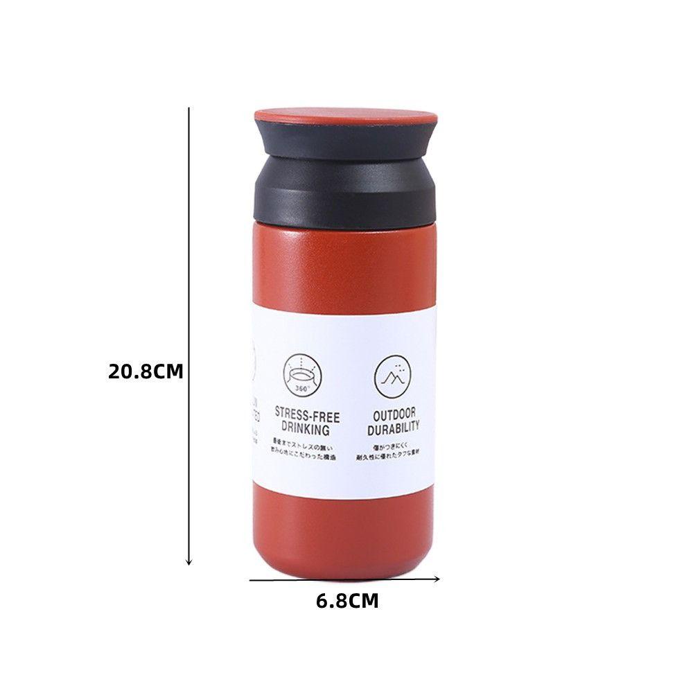 Bình Đựng Nước 480ml Bằng Thép Không Gỉ Thiết Kế Nhỏ Gọn Tiện Dụng