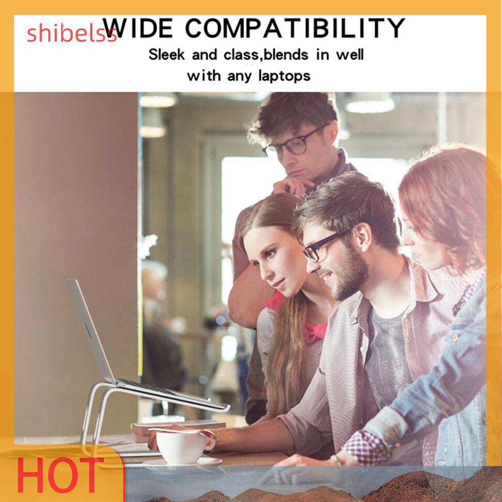 Giá Đỡ Laptop Bằng Nhôm Tản Nhiệt Chống Trượt Tiện Dụng