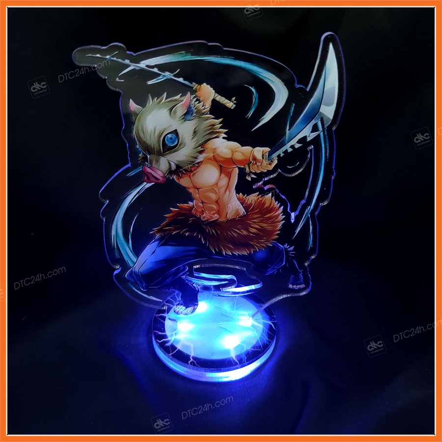 Mô hình tượng standee Kimetsu No Yaiba  - Đèn led 3 chế độ