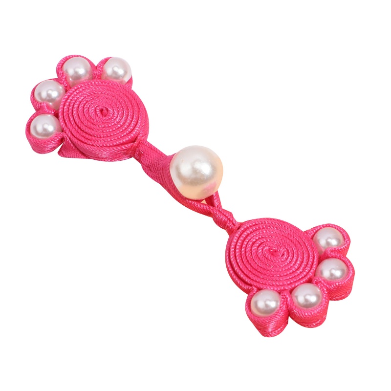Nút Thắt Thêu Sườn Xám Trung Hoa Handmade Đính Ngọc Trai