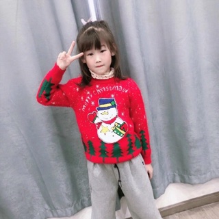 Áo len noel cho bé 12-25kg hàng quảng châu