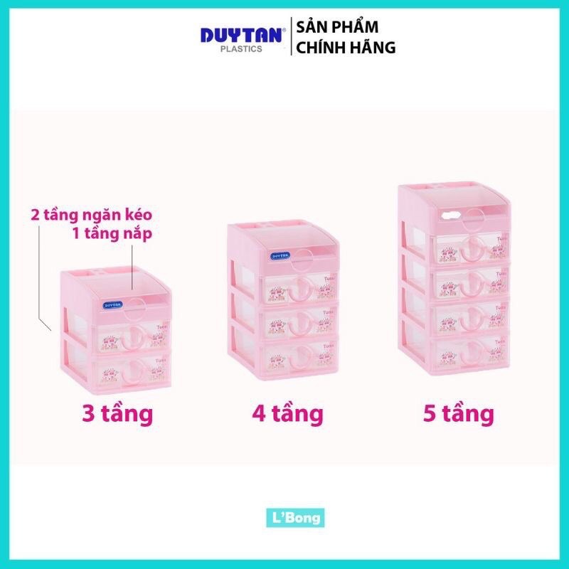 Tủ nhựa mini Duy Tân - TOMI nhỏ đựng đồ siêu Kute