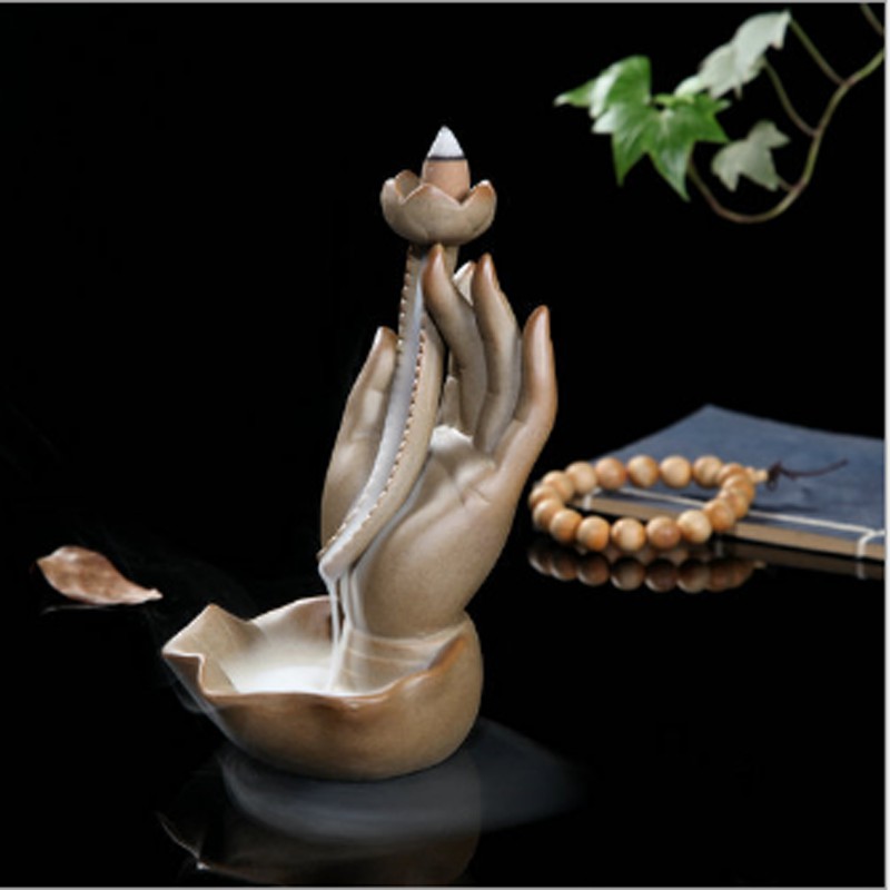 Thác khoi trầm hương BÀN TAY PHẬT, thác khói chảy ngược tặng 10 nụ trầm thơm | BigBuy360 - bigbuy360.vn