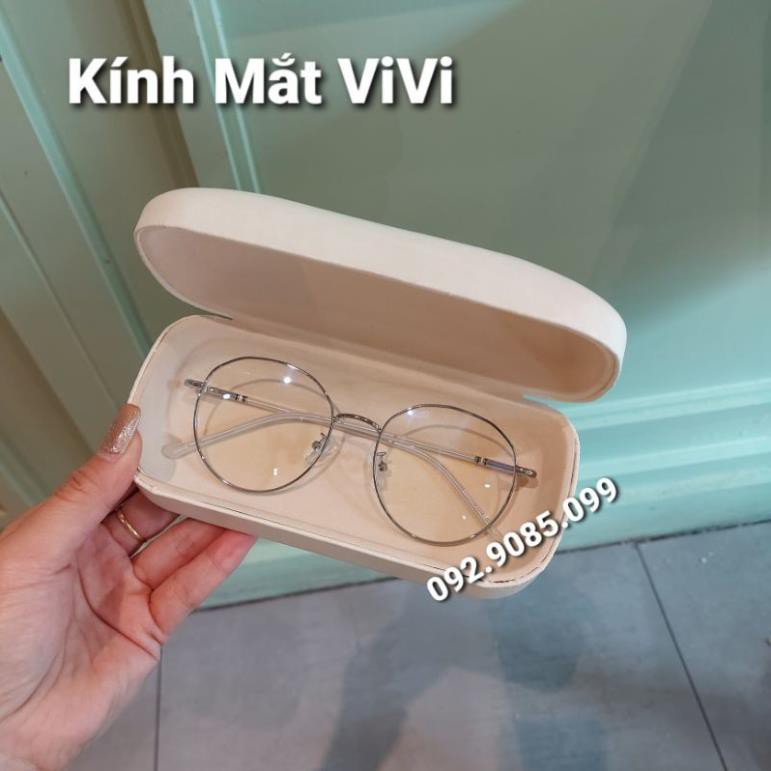 Gọng kính cận kim loại dáng tròn V9120 - Kính thời trang 0 độ | BigBuy360 - bigbuy360.vn
