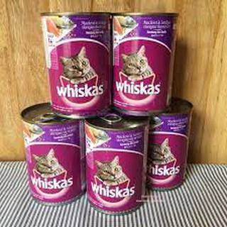 6 lon pate WHISKAS 400gr mix vị