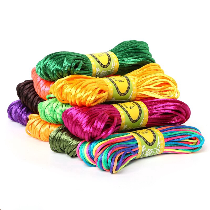Dây satin lụa mềm mại 20m dùng làm dây chuyền/vòng tay độc đáo xinh xắn