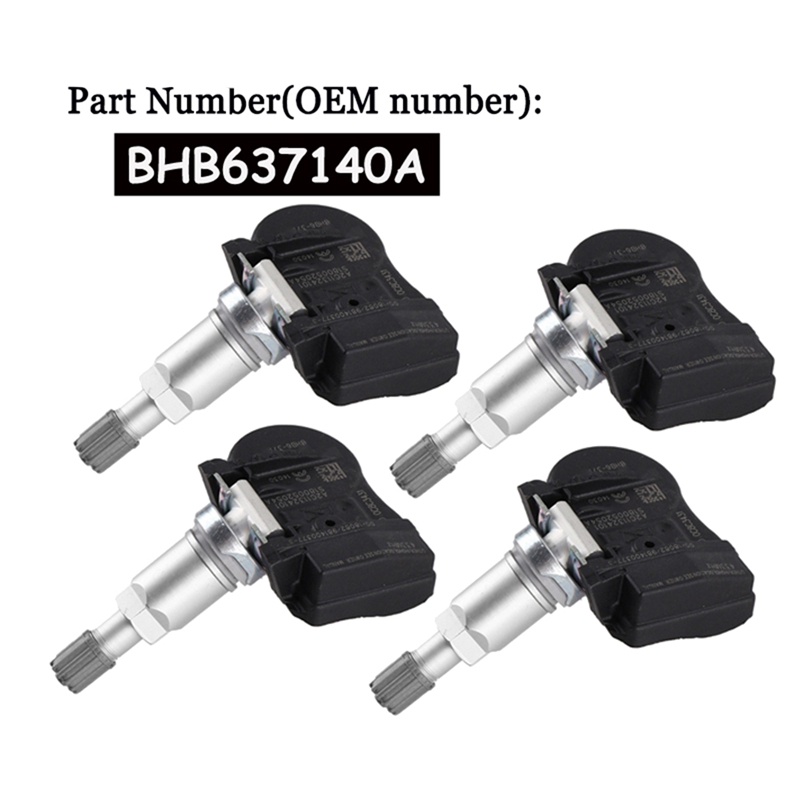 Set 4 Món Đồ 4 Món Độc Đáo Chất Lượng Cao637140Cảm Biến Áp Suất Lốp Xe Hơi A 433 MHZ Cho Mazda 2 3 5 6 CX-5 CX5 CX-6 CX6 CX-9 CX9 MX-5 Artz GS1D37140