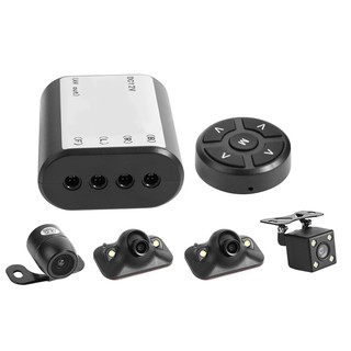 Cod-rem 360 degree bird view system + 4 caa panoramic car dvr record parking view cam