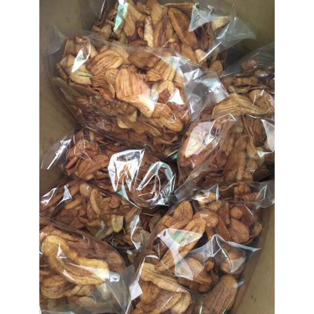 1 Kg Chuối sấy Gia Lai không đường ngon, giòn rụm