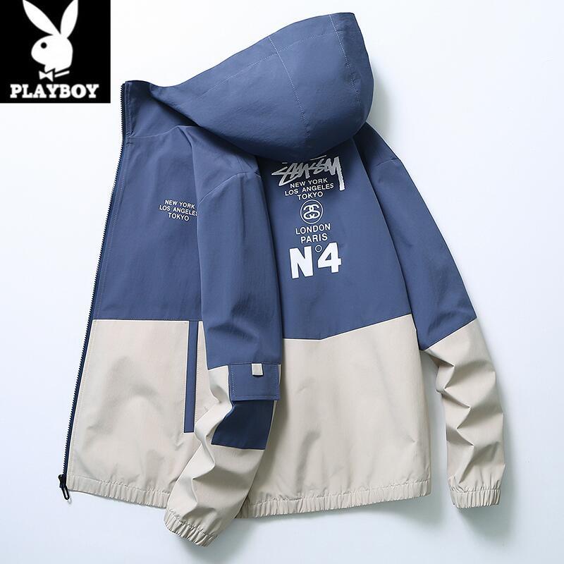 Áo Khoác Hoodie Playboy Dáng Rộng Phong Cách Hàn Quốc Trẻ Trung Cho Nam