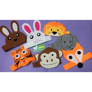 Combo 5 mũ vải dạ các hình.