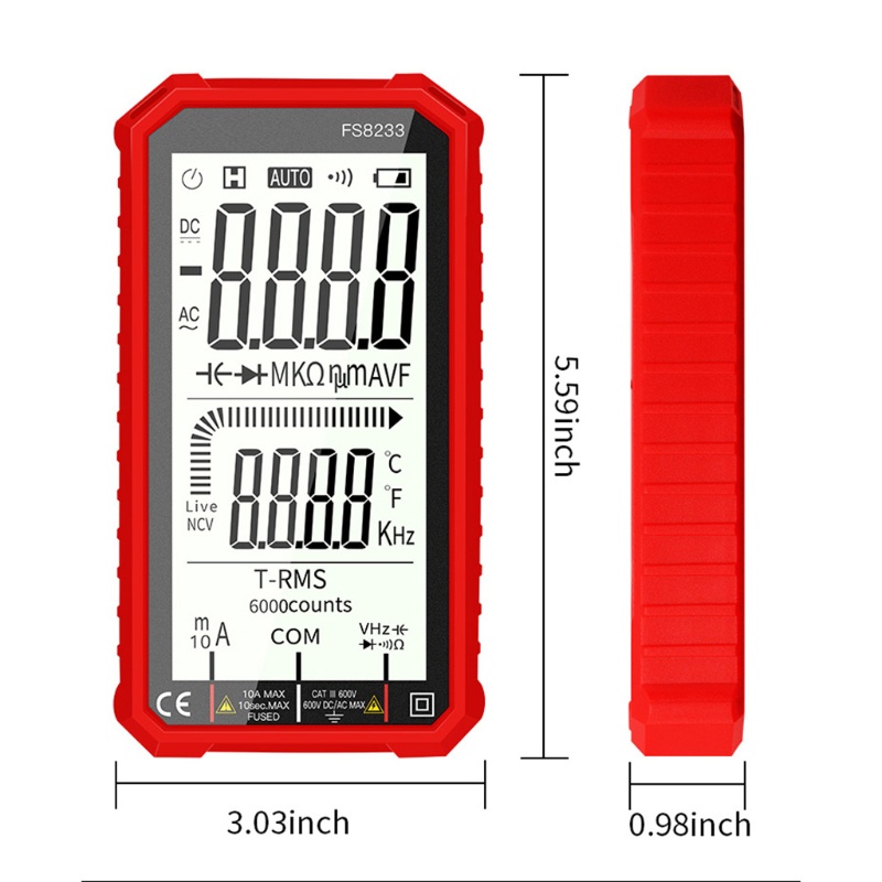 Máy Đo Điện Áp Kỹ Thuật Số Màn Hình Lớn Chuyên Dụng