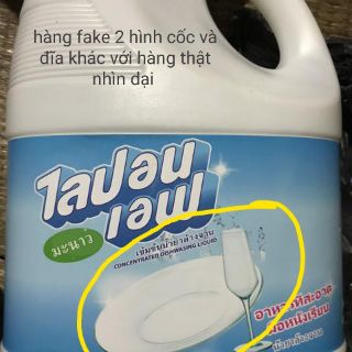 (có video phân biệt hàng thật)Nước rửa bát thái lan3200ml