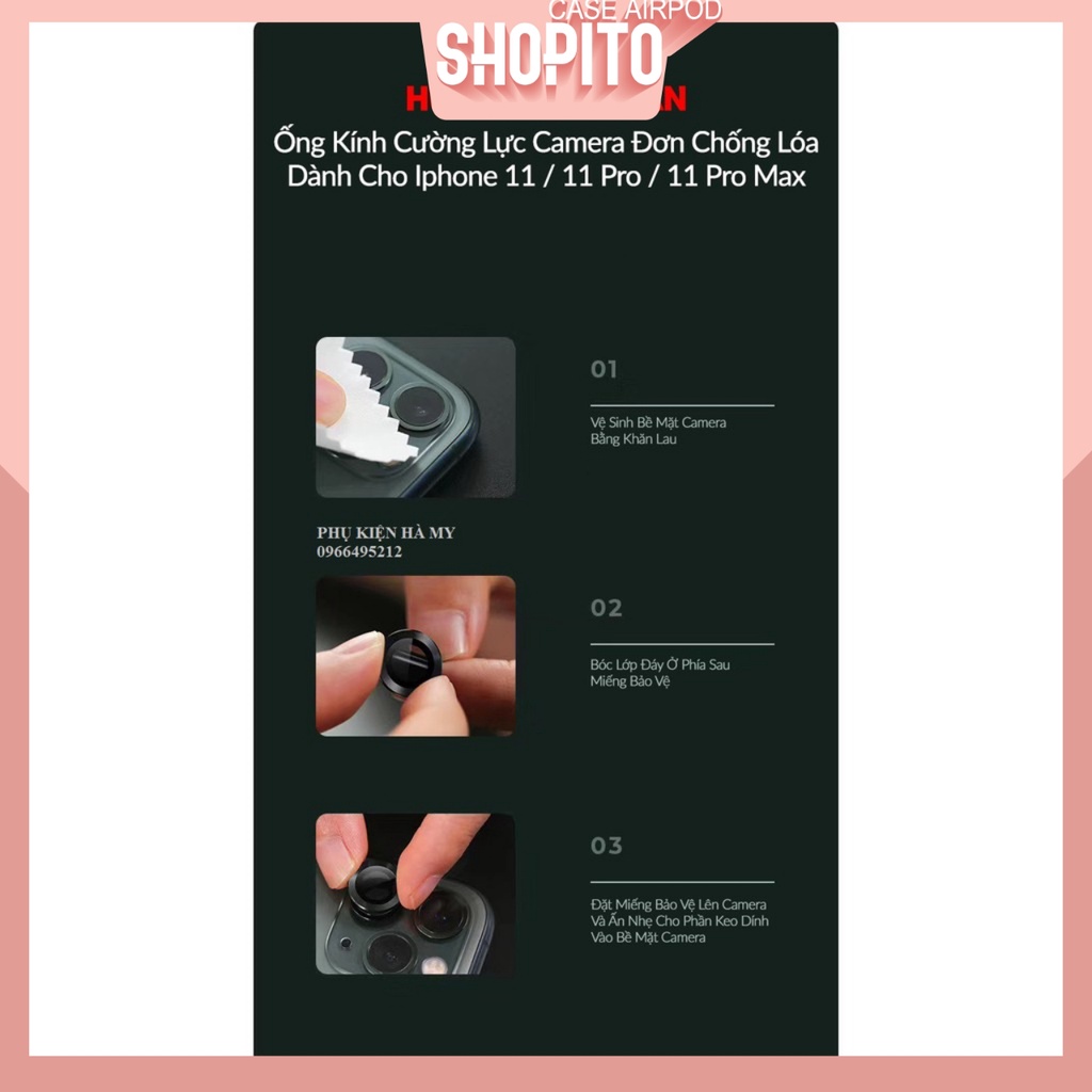 Bảo vệ Camera iphone Kính Cường Lực cao cấp CL1 tiPhone 12/ iPhone 12 Mini/ iPhone 12 Pro/ iphone 12 Pro Max/ Akilo Case | BigBuy360 - bigbuy360.vn