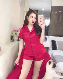 Bộ lụa bèo viền cộc