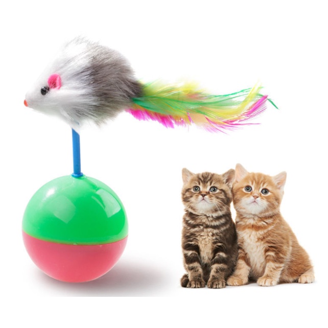 Đồ chơi cho mèo - Chuột lật đật