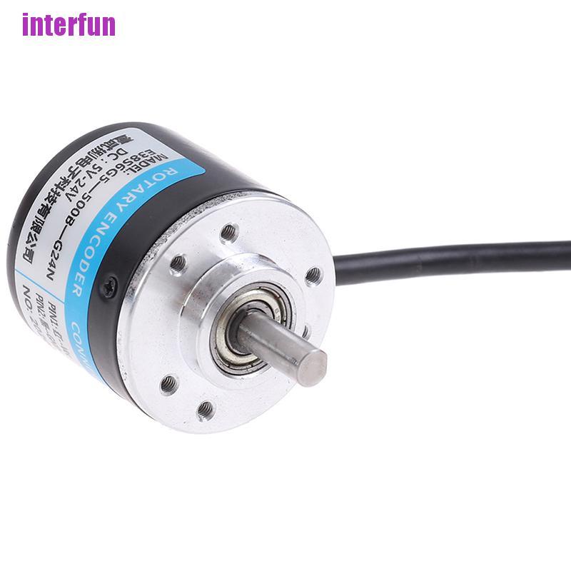 [Interfun1] 100/200/360/400/500/600P/R Photoelectric Incremental Rotary Encoder 5V-24V [Fun]