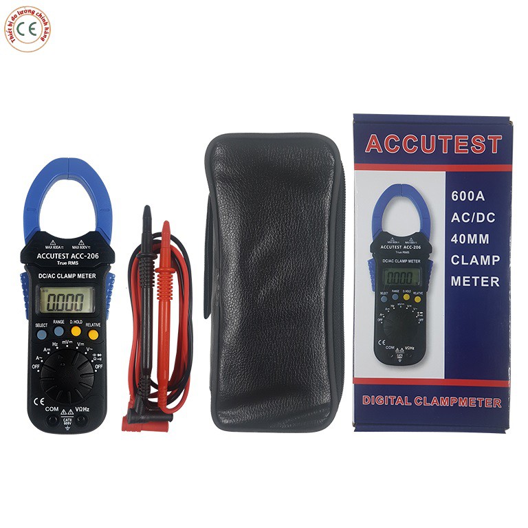 ACC-206 Ampe kìm đo ac/dc 600ampe TrueRMS giá siêu rẻ Accutest ACC 206