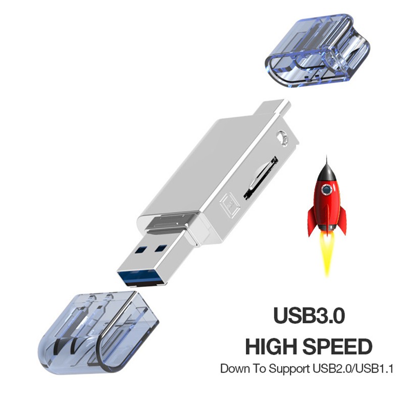 Đầu Đọc Thẻ Loại C Usb 3.0 Cho Huawei Mate20 / P30 Pro